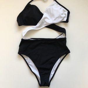 VS PINK Wrap Around One Piece Bathing Suit Size S